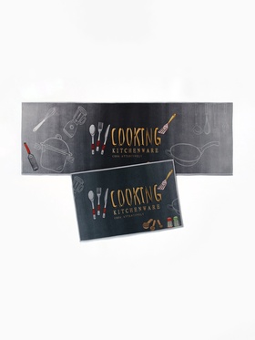 Набор ковриков для кухни Этель Cooking, 2 шт., 40×60 см, 40×120 см