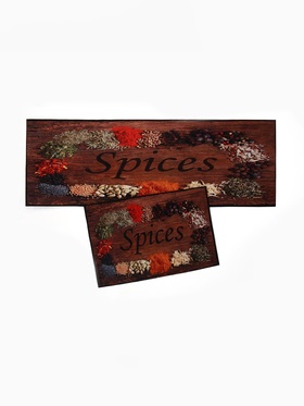 Набор ковриков для кухни Этель Spices, 2 шт., 40×60 см, 40×120 см