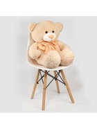 Мягкая игрушка «Медведь», с бантом, 80 см, бежевый - Фото 5