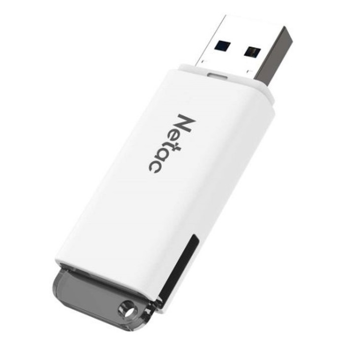 Флешка Netac 32GB U185 NT03U185N-032G-20WH USB2.0 белый - фото 51673122