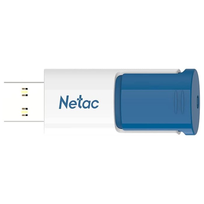 Флешка Netac 64GB U182 NT03U182N-064G-30BL USB3.0 синий/белый - фото 51673124