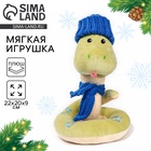Мягкая игрушка «Змея», в шапке и шарфе - Фото 1