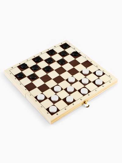 Шашки из дерева 24 шт., 2.5×0.6 см