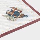 Салфетки сервировочные Доляна «Московский мишка», 4 шт., новогодние, 45×30 см - Фото 5