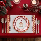 Салфетки сервировочные Доляна «Парк аттракционов», 4 шт., новогодние, 45×30 см - Фото 1