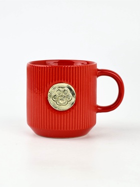 Кружка новогодняя керамическая «Лапка», 350 мл