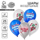 Воздушный шар латексный 12" «Волшебный Новый год! Змея», 25 шт. 10636185 - фото 13403477