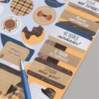 Наклейки на подарки «Мужской набор», 21×29.7 см - Фото 3