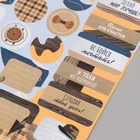 Наклейки на подарки «Мужской набор», 21×29.7 см - Фото 6