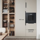 Ручка CAPPIO RT001BL, L=200 мм, м/о 160 мм, цвет черный, 4 шт. - фото 809663939