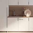 Ручка CAPPIO RT001BL, L=150 мм, м/о 128 мм, чёрная, 4 шт. - фото 809663948