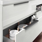 Ручка торцевая CAPPIO RT002BL, L=150 мм, м/о 128 мм, цвет черный, 4 шт. - фото 808590588