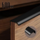 Ручка торцевая CAPPIO RT002BL, L=600 мм, м/о 480 мм, цвет черный, 4 шт. - фото 809663964