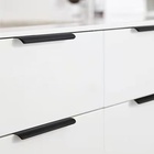 Ручка торцевая CAPPIO RT002BL, L=600 мм, м/о 480 мм, цвет черный, 4 шт. - фото 809663967