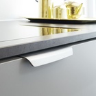 Ручка торцевая CAPPIO RT002CP, L=150 мм, м/о 128 мм, цвет матовый хром, 4 шт. - фото 809235682