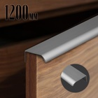 Ручка торцевая CAPPIO RT002, L=1200 мм, м/о 1160 мм, серая, 4 шт. - фото 809639701