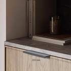 Ручка CAPPIO RT001, L=200 мм, м/о 160 мм, цвет графит, 4 шт. - фото 31971153