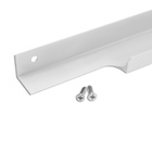 Ручка торцевая CAPPIO RP100WH, L=800 мм, цвет белый, 4 шт. - фото 808590731