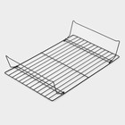 Решётка для глазирования и остывания кондитерских изделий, 3 яруса, 40,5×25 см, цвет чёрный 10807861 - фото 13410843