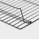 Решётка для глазирования и остывания кондитерских изделий, 3 яруса, 40.5×25 см, чёрная - Фото 6