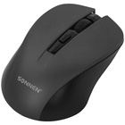 Мышь беспроводная с бесшумным кликом SONNEN V18, USB, 800/1200/1600 dpi, 4 кнопки, черная, 1081454 - фото 51675530 Мышь беспроводная с бесшумным кликом SONNEN V18, USB, 800/1200/1600 dpi, 4 кнопки, черная, 1081454 - фото 51675530