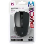 Беспроводная мышь Defender Accura MM-935 черный,4 кнопки,800-1600 dpi (52935) - фото 51675581 Беспроводная мышь Defender Accura MM-935 черный,4 кнопки,800-1600 dpi (52935) - фото 51675581