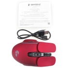 Мышь игровая Gembird MGW-510, 2,4 ГГц, 2400 DPI, 7 кн., RGB-подсветка, красная - фото 51682944 Мышь игровая Gembird MGW-510, 2,4 ГГц, 2400 DPI, 7 кн., RGB-подсветка, красная - фото 51682944