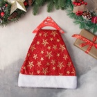 Колпак новогодний «Звёздный момент» 29×37 см, красный - Фото 4