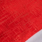 Колпак новогодний «Праздничные штрихи» 28×37 см, красный - Фото 3