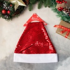 Колпак новогодний «Сияние ночи» 28?38 см, красный (комплект 2 шт) - фото 53398510