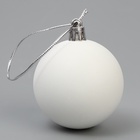 Ёлочный шар своими руками на новый год. Декор полубусинами и блестками «Розовый, белый и серебро», набор для творчества - Фото 4