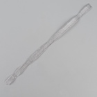 Ёлочный шар своими руками на новый год. Декор полубусинами и блестками «Розовый, белый и серебро», набор для творчества - Фото 7