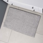 Коврик для дома LaDо́m, букли, плотность 1100 г, 50×80 см, серый - Фото 4