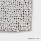 Коврик для дома LaDо́m, букли, плотность 1100 г, 50×80 см, серый - Фото 5