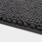 Коврик для дома LaDо́m, букли, плотность 1100 г, 50×80 см, графитовый - Фото 6