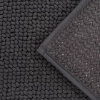 Коврик для дома LaDо́m, букли, плотность 1100 г, 50×80 см, графитовый - Фото 2