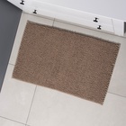 Коврик для дома LaDо́m, букли, плотность 1100 г, 50×80 см, коричневый - Фото 4