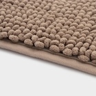 Коврик для дома LaDо́m, букли, плотность 1100 г, 50×80 см, коричневый - Фото 6