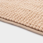 Коврик для дома LaDо́m, букли, 38×60 см, бежевый - Фото 6
