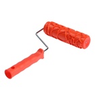 Валик декоративный ТУНДРА, резиновый, «кракле», рукоятка d=6 мм, 180 мм - Фото 7