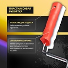 Валик декоративный ТУНДРА, резиновый, «змея», рукоятка d=6 мм, 180 мм - Фото 4