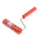 Валик декоративный ТУНДРА, резиновый, «кирпич плоский», рукоятка d=6 мм, 180 мм - Фото 9