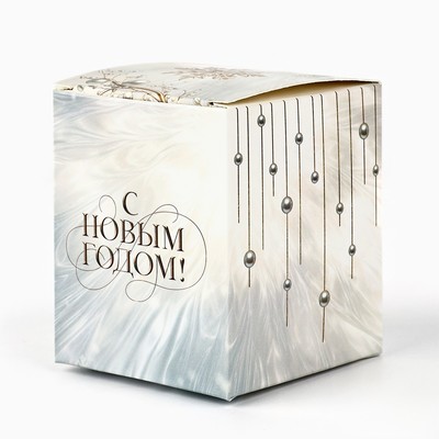 Свеча ароматическая новогодняя «Приключение», аромат ваниль, 6,8 х 8 см