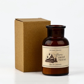 Ароматическая свеча в банке Sweet home, карамель