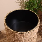 Набор плетёных кашпо, 2 шт, 80х35х35/57х30х30 см - фото 26120227