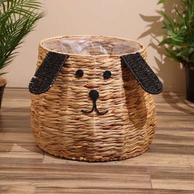 Корзина плетёная «Собачка», 32×32×37 см