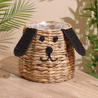 Корзина плетёная «Собачка», 29×29×24 см