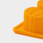 Форма для конфет и шоколада Доляна «Тыковка», силикон, 23×9.5×2.4 см, 12 ячеек (3.2×3.3 см), оранжевая - Фото 4