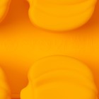 Форма для конфет и шоколада Доляна «Тыковка», силикон, 23×9.5×2.4 см, 12 ячеек (3.2×3.3 см), оранжевая - Фото 6