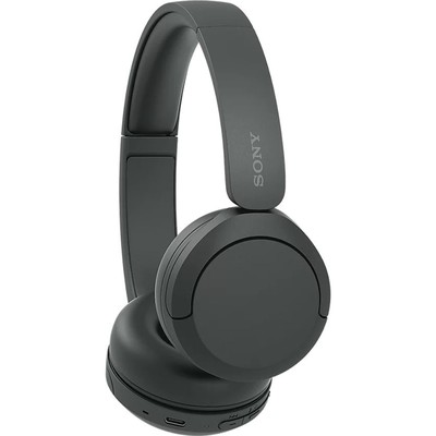 Наушники накладные Sony WH-CH520, Bluetooth, беспроводные, оголовье, чёрные